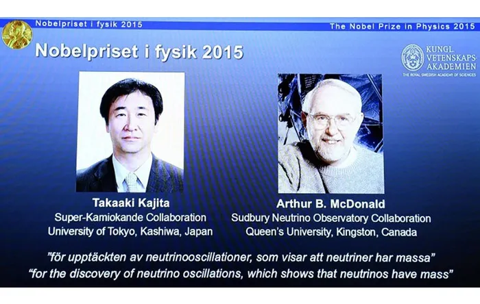 مک‌دونالد و کاجیتا نشان دادند که نوترینوها دارای جرم هستند