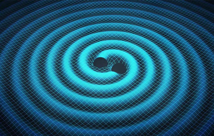 دو ستاره‌ی نوترونی به یکدیگر نزدیک می‌شوند و تا ۳۰۰ میلیون سال دیگر به هم برخورد می‌کنند. بدین ترتیب امواج گرانشی خیلی عظیمی تولید می‌کنند.