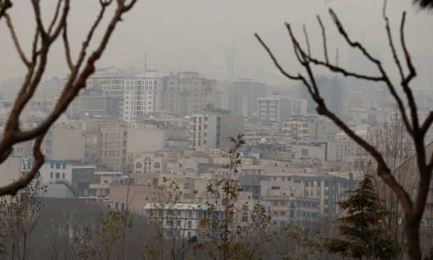 6-Smog obscures buildings in Tehran, Iran, on Dec. 19