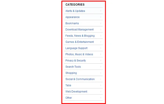 افزونه های فایرفاکس