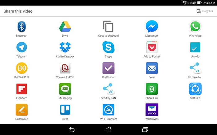 اشتراک گذاری به BubbleUPnP