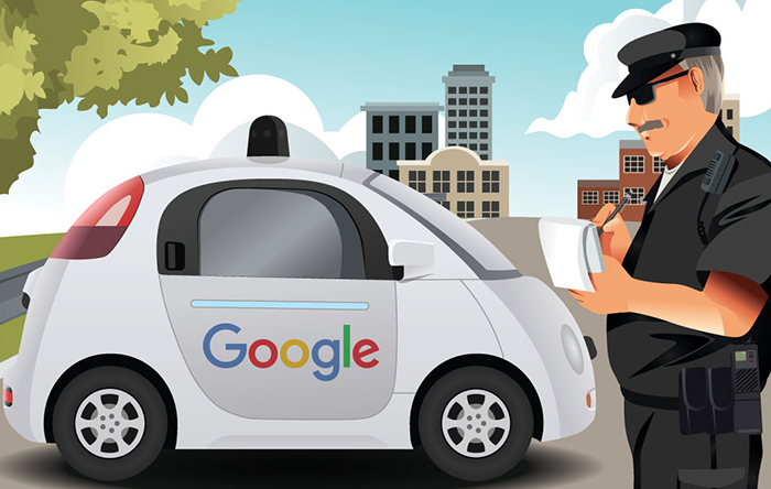 googles-car-pulled-over-by-the-cops-autonomous-car