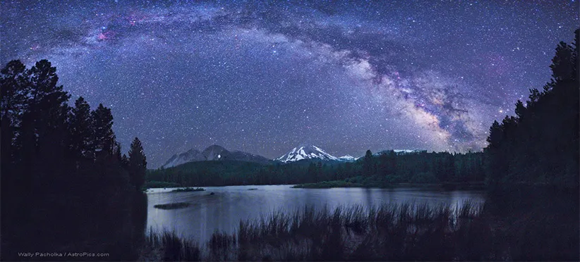 شب رویایی شمال کالیفرنیا. عکس از والی پاهولکا