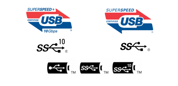نمادهای USB