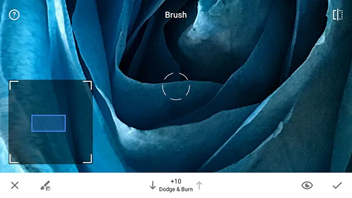 ویرایش حرفه ای عکس با Snapseed - قلم مو ۲