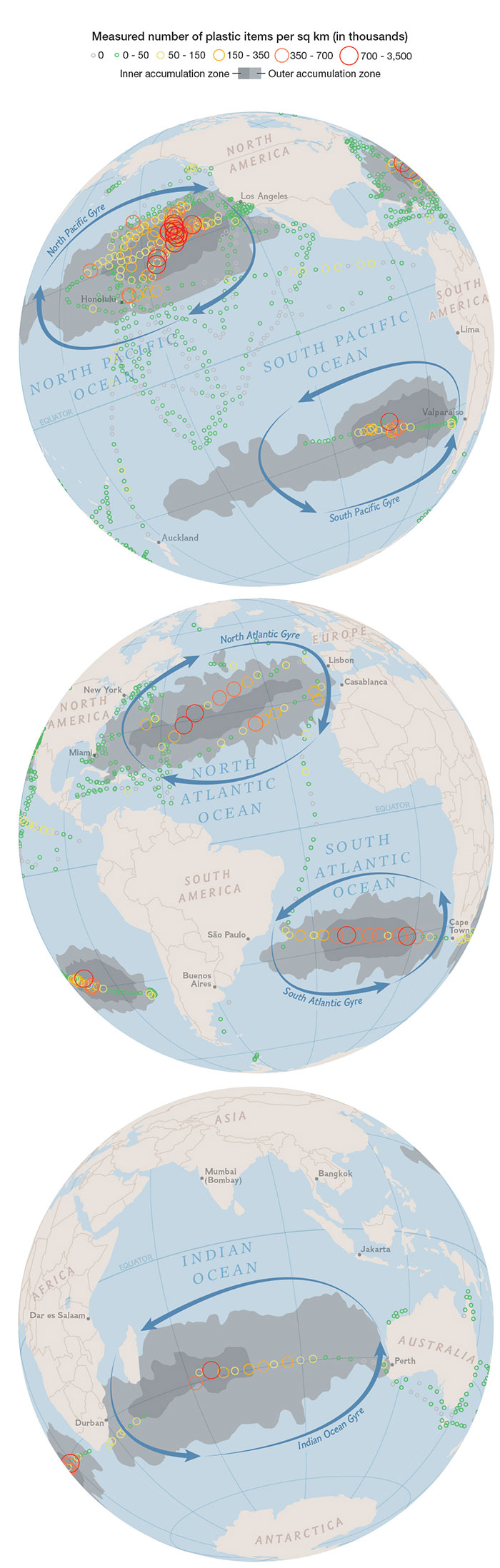 ocean pollution map