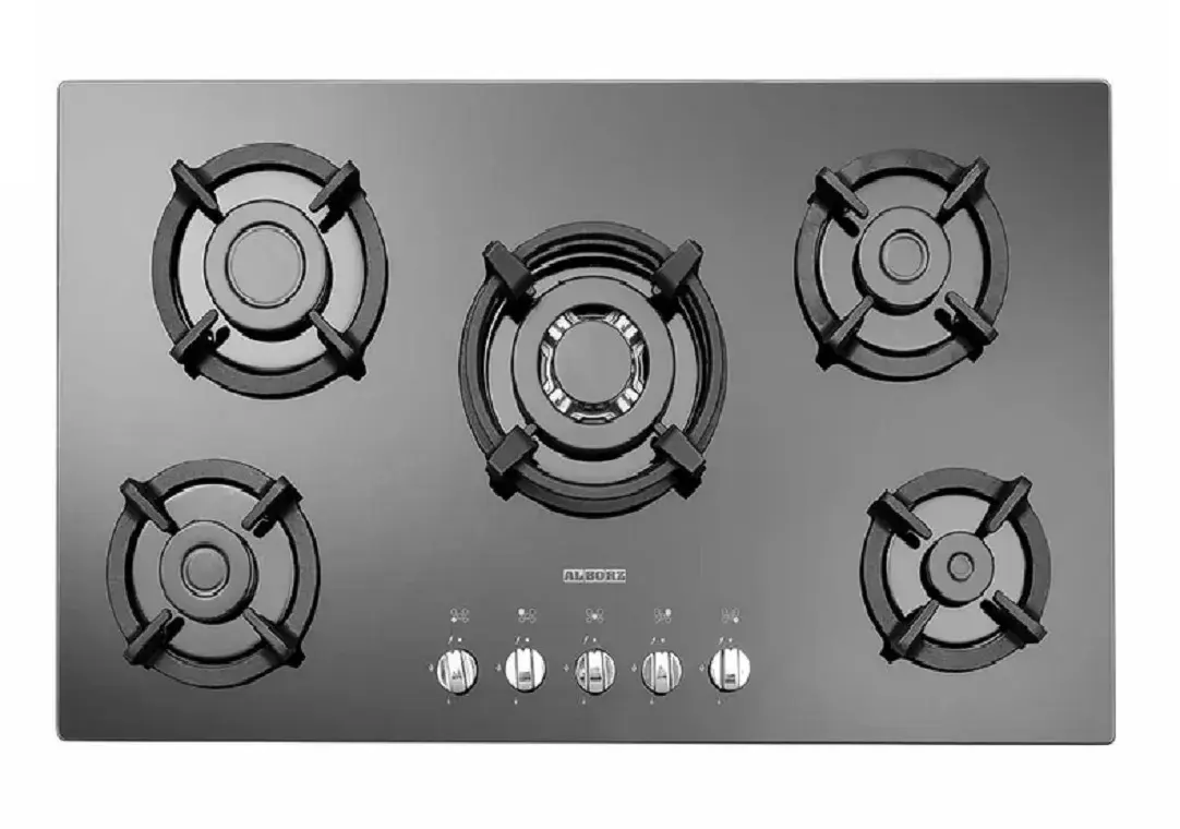 اجاق گاز صفحهای 5 شعله استیل البرز مدل G-5954i