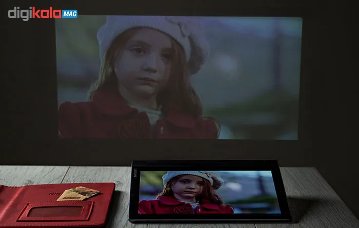 ویدیو پروژکتور در تبلت یوگا