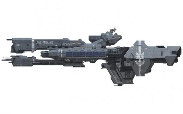 سفینه‌ی UNSC در بازی Halo