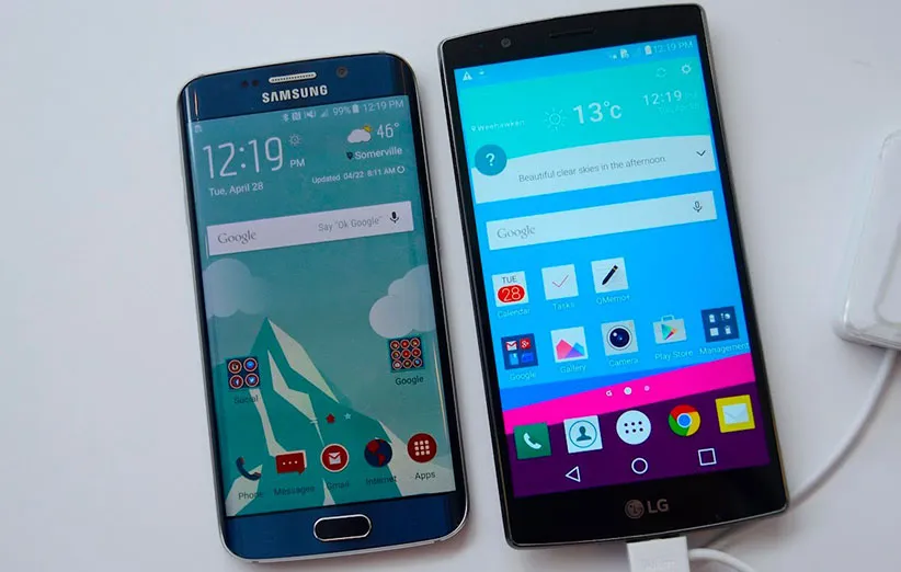 نمایشگر سامسونگ و ال‌جی