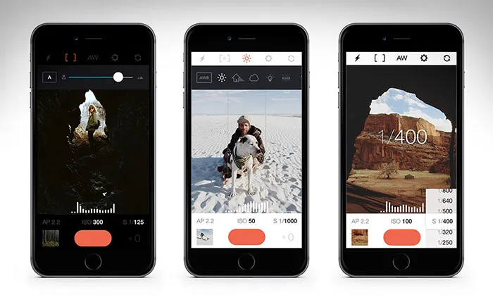 اپلیکیشن عکاسی Manual