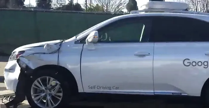 googleselfdrivingcardamage