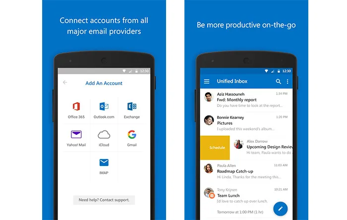 بررسی اپلیکیشن Outlook