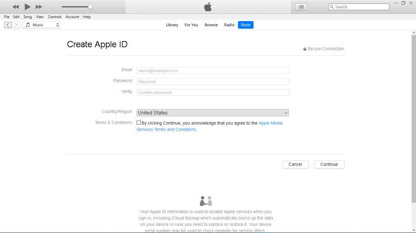 ساخت apple id بدون شماره تلفن