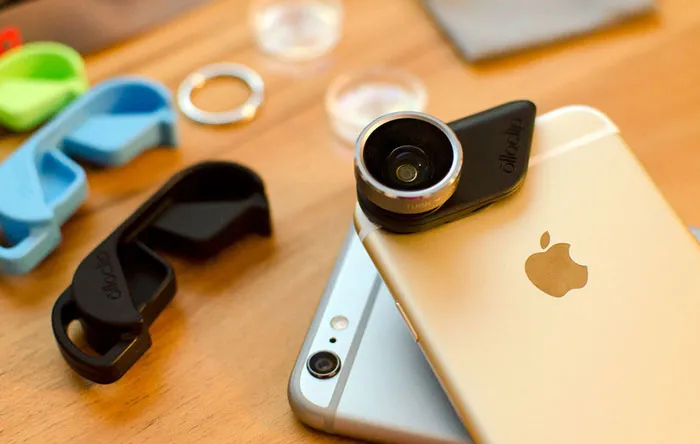 عکاسی حرفه‌ای با دوربین آیفون - لوازم جانبی