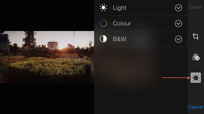 عکاسی حرفه‌ای با دوربین آیفون - ویرایش عکس