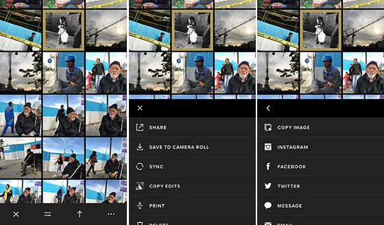 اپلیکیشن VSCO - انتشار عکس - عکاسی موبایل ۰۲