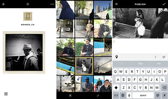 اپلیکیشن VSCO - انتشار عکس - عکاسی موبایل ۰۴