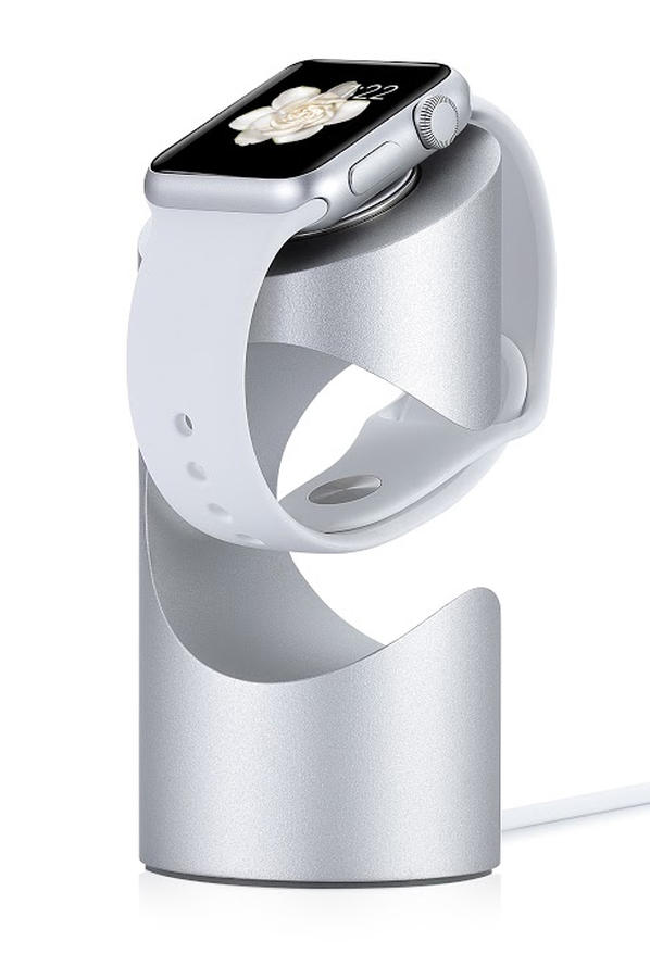 TimeStand: این پایه‌ی نگه‌دارنده برای اپل واچ طراحی شده است. پایه‌ای که می‌تواند ساعت هوشمند اپل را هم شارژ کند.