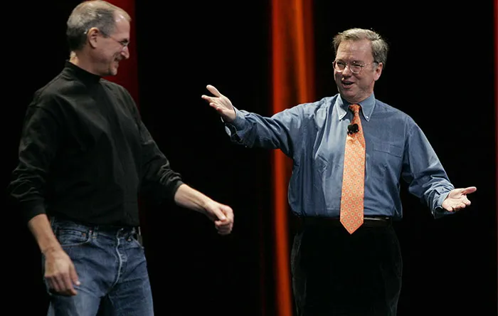 اریک اشمیت استیو جابز