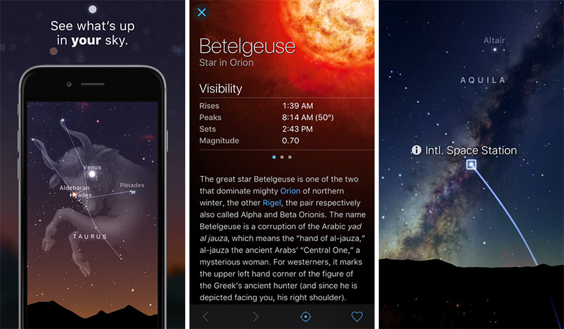اپلیکیشن آیفون iOS - Sky Guide