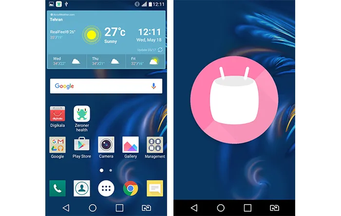 گوشی ال جی K10