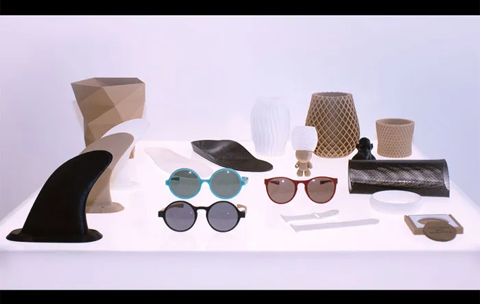 نمونه‌ای از چیزهایی که با پرینتر سه‌بعدی Pam ساخته شده‌اند