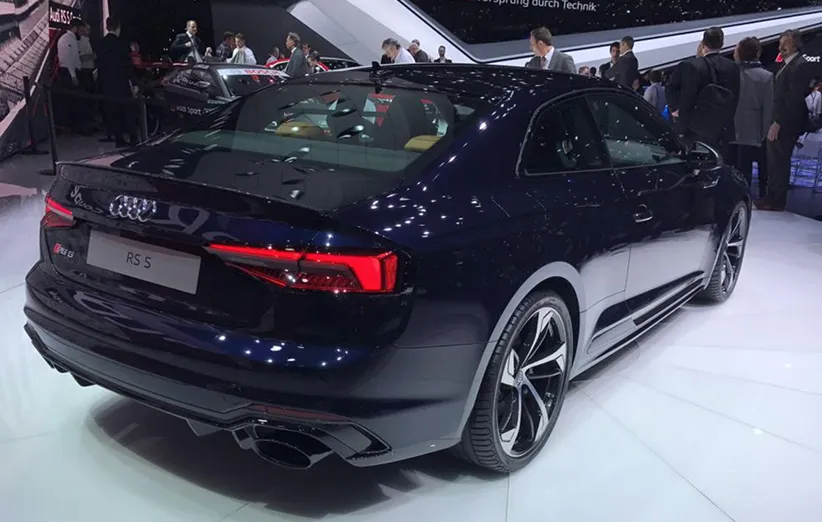 audi rs5 coupe geneva auto show 2017 rear