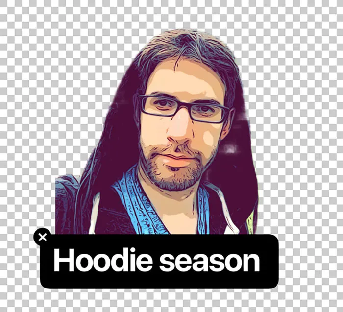 سلفی بگیرید استیکر بسازید