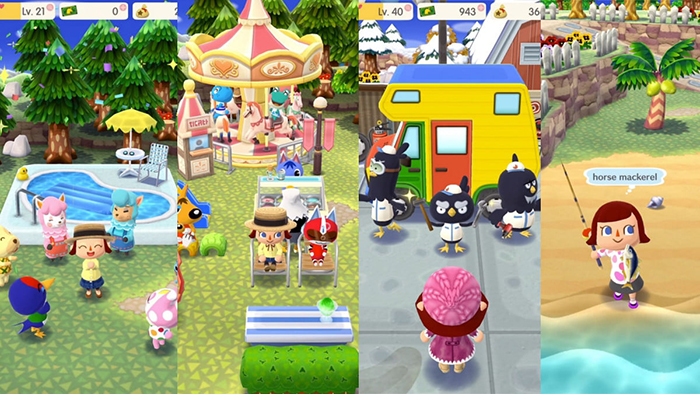 Animal Crossing mobile screenshots