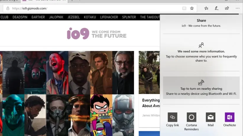 اشتراکگذاری فایلها بین کامپیوترهای نزدیک به یکدیگر