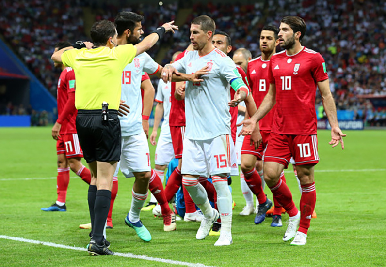 بازی ایران و اسپانیا پیروزی دشوار
