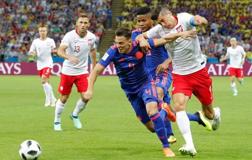 بازی کلمبیا و لهستان