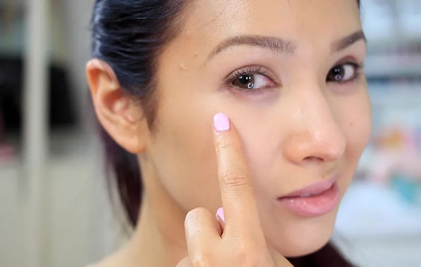 از بین بردن چین و چروک دور چشم