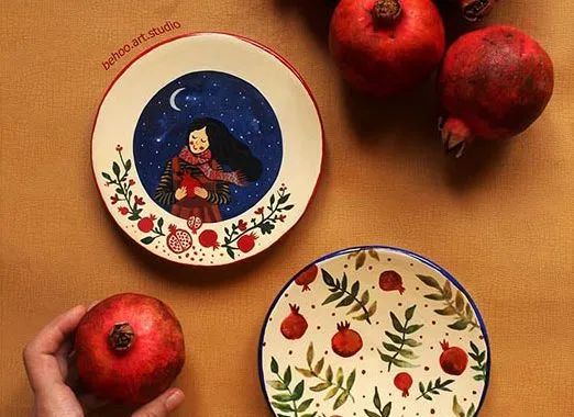 تزیین سفره شب یلدا