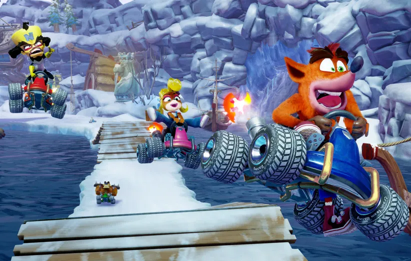 بازسازی بازی Crash team racing