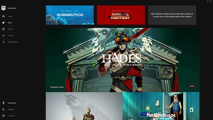 فروشگاه Epic Games