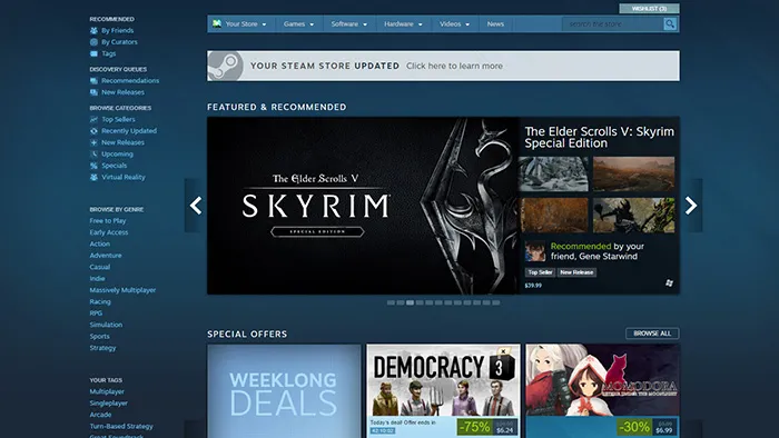 فروشگاه Steam