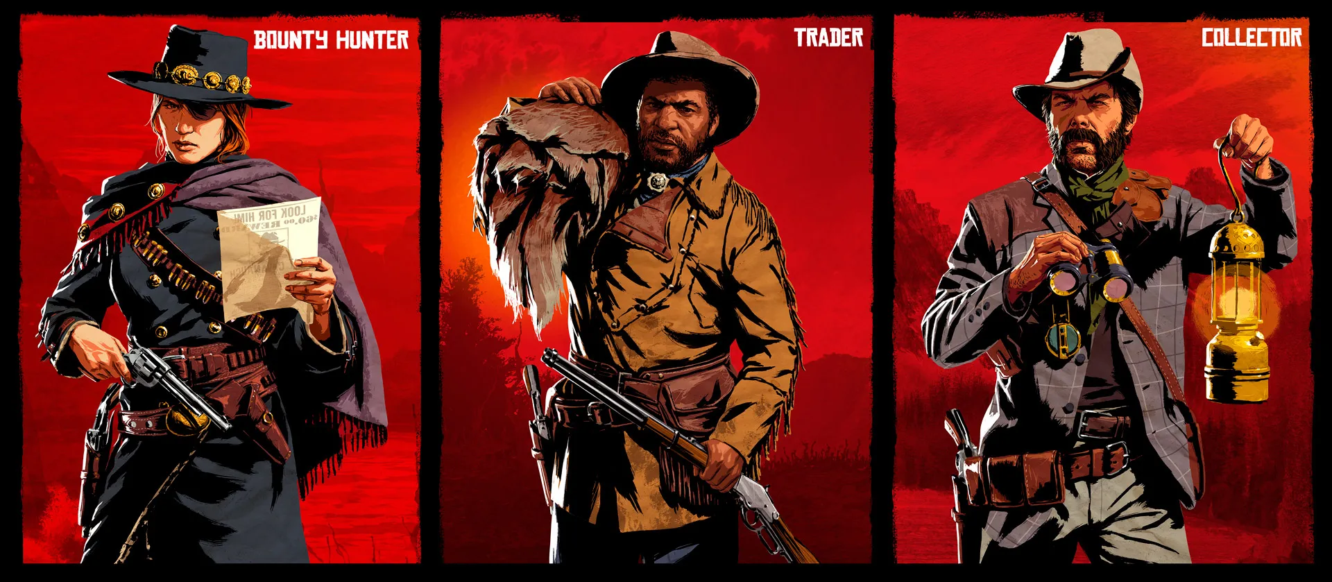 بازی Red Dead Online کلاس ها Roles