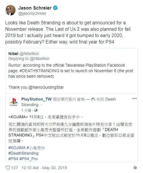 عرضه بازی Last of Us Part 2