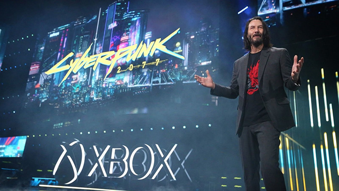 Keanu Reeves E3 Microsoft