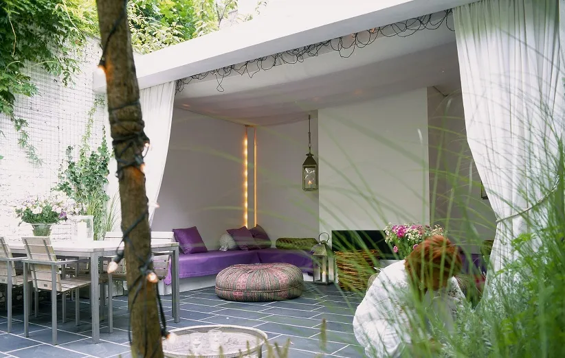 محوطه سازی باغچه