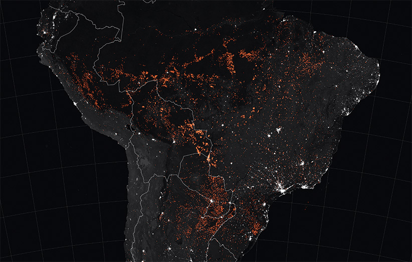 آتش‌سوزی جنگل‌های آمازون