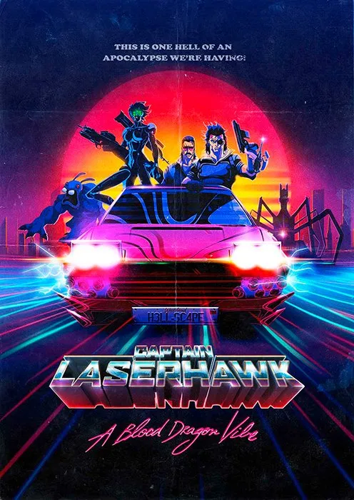 Captain Laserhawk Blood Dragon