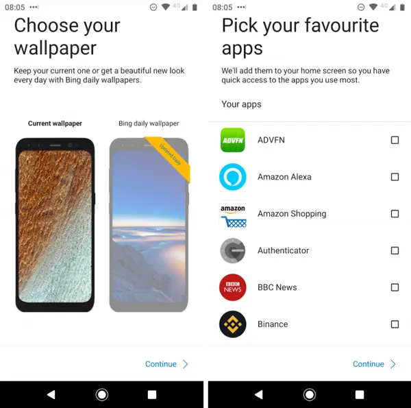 لانچر مایکروسافت