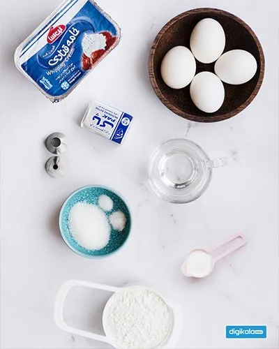 نان خامه ای به سبک قنادی