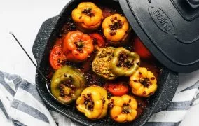 طرز تهیه دلمه فلفل دلمه ای