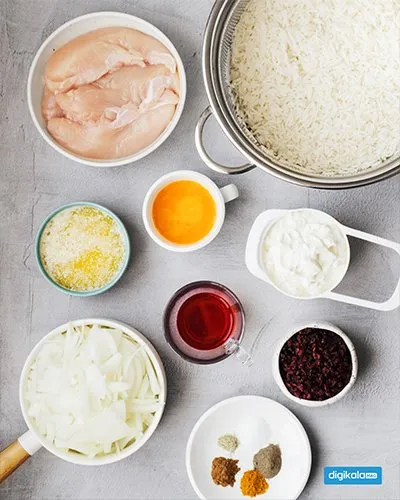 طرز پخت ته چین مرغ