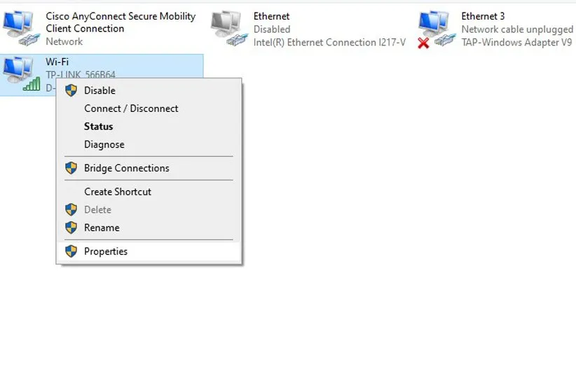 اتصال به اینترنت