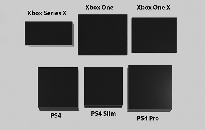 اندازه‌ی Xbox Series X